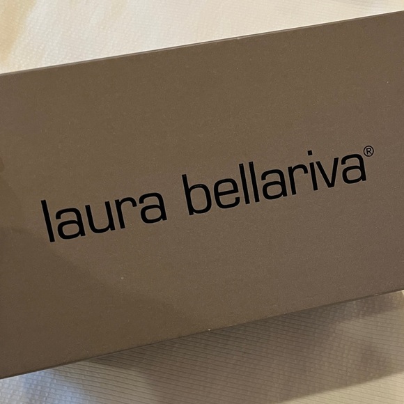 New LAURA BELLARIVA Gray Patent Leather Slingbacks, Size 40, Made in Italy, NWT - Picture 8 of 8